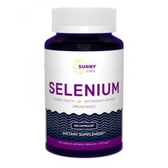 Селен Selenium Sunny Caps 50 мкг 100 капсул