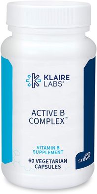 Комплекс вітамінів B Active B Complex Klaire Labs 60 капсул