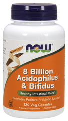 Пробіотики Acidophilus & Bifidus Now Foods 8 млрд КОЕ 120 капсул