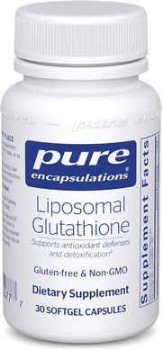 Липосомальный Глутатіон Liposomal Glutathione Pure Encapsulations 30 капсул