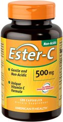 Фотография - Вітамін C Ester-C American Health 500 мг 120 капсул