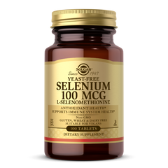 Селен Selenium Solgar без дріжджів 100 мкг 100 таблеток