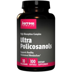 Фотография - Поликозанол ультра Ultra Policosanols Jarrow Formulas комплекс 10 мг 100 капсул