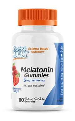Фотография - Мелатонин Melatonin Gummies Doctor's Best 5 мг клубника 60 конфет