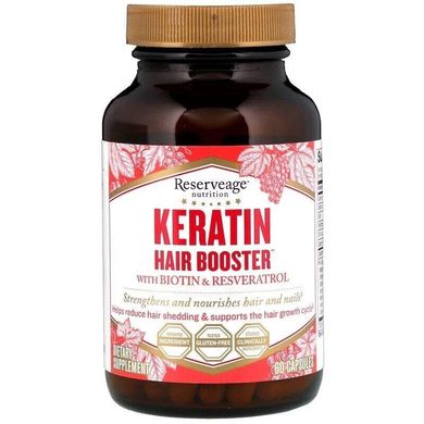 Фотография - Кератин підсилювач для волосся Keratin Hair Booster ReserveAge Nutrition 60 капсул
