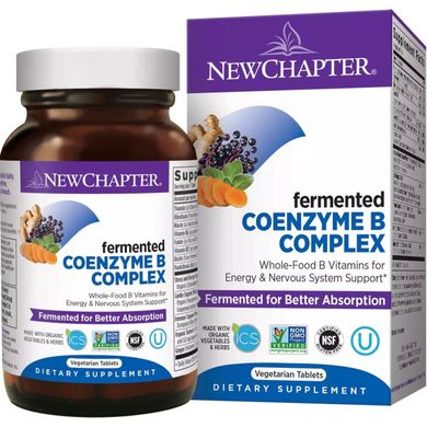 Фотография - Коензим В-Комплексу Coenzyme B Complex New Chapter 30 таблеток