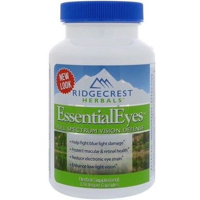 Фотография - Комплекс для защиты и улучшения зрения EssentialEyes RidgeCrest Herbals 120 капсул