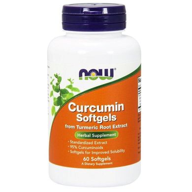 Куркумин Curcumin Now Foods 450 мг 60 капсул