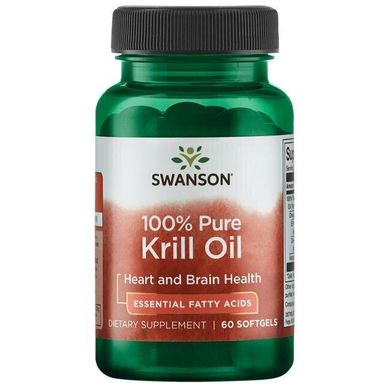 Фотография - Масло криля 100% Pure Krill Oil Swanson 500 мг 60 капсул