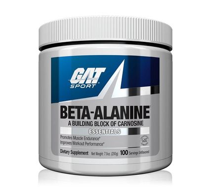 Бета-аланин Beta-Alanine Essentials GAT Sport 200 г