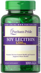 Фотография - Лецитин із сої 1200 мг 100 гелевых капсул