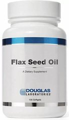Лляна олія іммунна підтримка Flax Seed Oil Douglas Laboratories 100 капсул