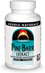Пікногенол (кора сосни) Pine Bark Extract Source Naturals 60 таблеток
