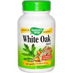 Фотография - Кора білого дуба White Oak Bark Nature's Way 480 мг 100 капсул