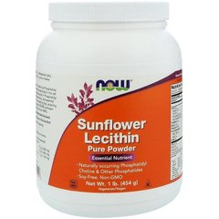 Фотография - Соняшниковий лецитин Sunflower Lecithin Now Foods порошок 454 г