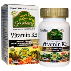 Фотография - Вітамін К2 Vitamin K2 Nature's Plus 60 капсул