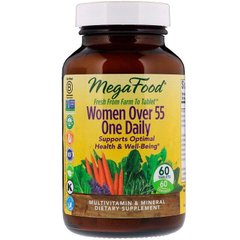 Фотография - Вітаміни для жінок 55+ Women Over 55 One Daily MegaFood 120 таблеток