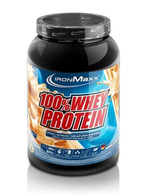 Фотография - Протеїн 100% Whey Protein IronMaxx солона карамель 900 г