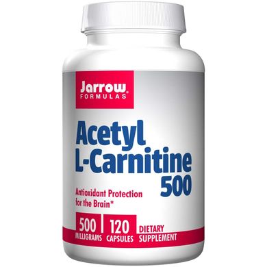 Фотография - Ацетил карнитин Acetyl L-Carnitine Jarrow Formulas 500 мг 120 капсул