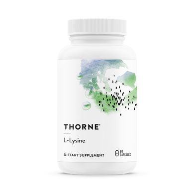 L- лизин L-Lysine Thorne Research 60 капсул