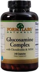 Фотография - Глюкозамин Хондроитин и МСМ Glucosamine&Chondroitin&MSM Form labs 240 капсул