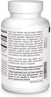 Цитрат магния Magnesium Citrate Source Naturals 133 мг 180 капсул