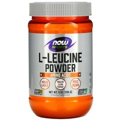 L-лейцин L-Leucin Now Foods порошок 255 г