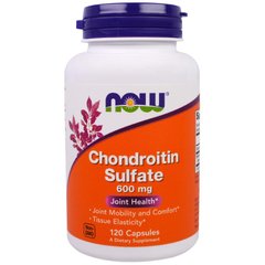 Фотография - Хондроитин сульфат Chondroitin Sulfate Now Foods 600 мг 120 капсул