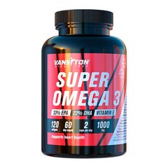 Фотография - Риб'ячий жир Super Omega 3 Vansiton 120 капсул