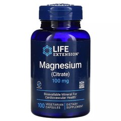 Цитрат магния Magnesium Citrate Life Extension 100 мг 100 капсул