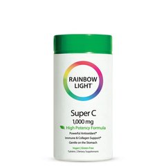 Фотография - Вітамін С Super C Rainbow Light 1000 мг 60 таблеток