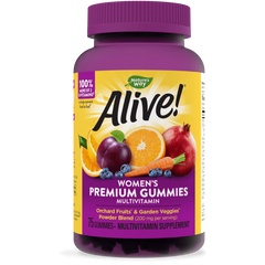 Фотография - Вітаміни для жінок Alive! Premium Women’s Gummy Multivitamin Nature's Way 75 жувальних таблеток