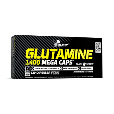 L-глютамин Glutamine 1400 Mega Caps Olimp Nutrition 120 капсул