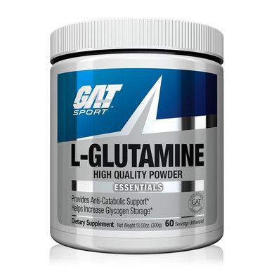 L-глютамин L-Glutamine Essentials GAT Sport 300 г