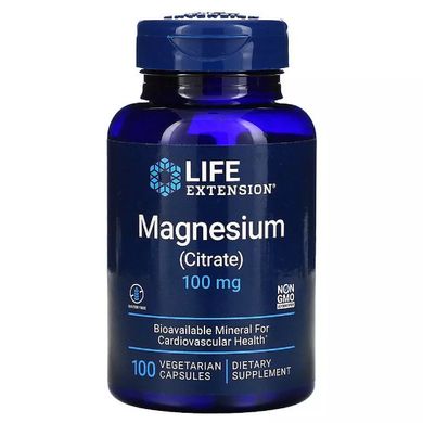 Цитрат магния Magnesium Citrate Life Extension 100 мг 100 капсул