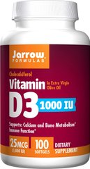 Фотография - Вітамін D3 Vitamin D3 Jarrow Formulas 1000 МО 100 капсул