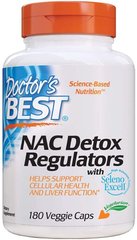 Фотография - Ацетилцистеїн NAC Detox Regulators Doctor's Best 180 капсул