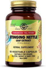 Фотография - Екстрат листя кропиви Nettle Leaf Extract Solgar 60 таблеток