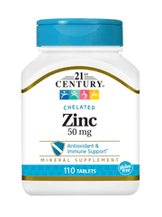 Цинк Zinc 21st Century 50 мг 110 таблеток