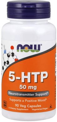 5-НТР 5-гидрокси L-триптофан Now Foods 50 мг 90 капсул