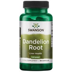 Фотография - Корень одуванчика Dandelion Root Swanson 515 мг 60 капсул