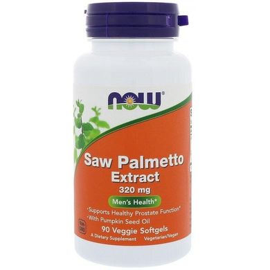 Со Пальметто Saw Palmetto Now Foods экстракт 320 мг 90 капсул