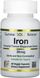 Железо Iron Ferrochel Ferrous Bisglycinate Chelate California Gold Nutrition 36 мг 90 капсул