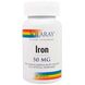 Железо Iron Solaray 50 мг 60 капсул