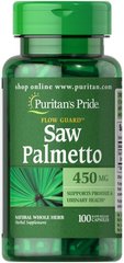 Со пальметто Saw Palmetto Puritan's Pride 450 мг 100 капсул