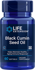 Фотография - Масло чорного кмину Black Cumin Life Extension 60 капсул