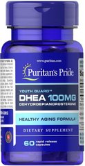 Фотография - DHEA Дегідроепіандростерон DHEA Puritan's Pride 100 мг 60 капсул