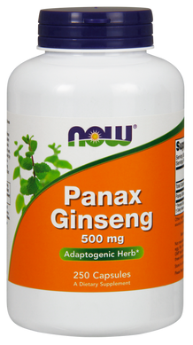 Фотография - Женьшень Panax Ginseng Now Foods 500 мг 250 капсул