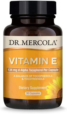 Фотография - Вітамін Е Vitamin E Dr. Mercola 30 капсул