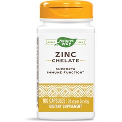 Хелат цинку Zinc Chelate Nature's Way 30 мг 100 капсул